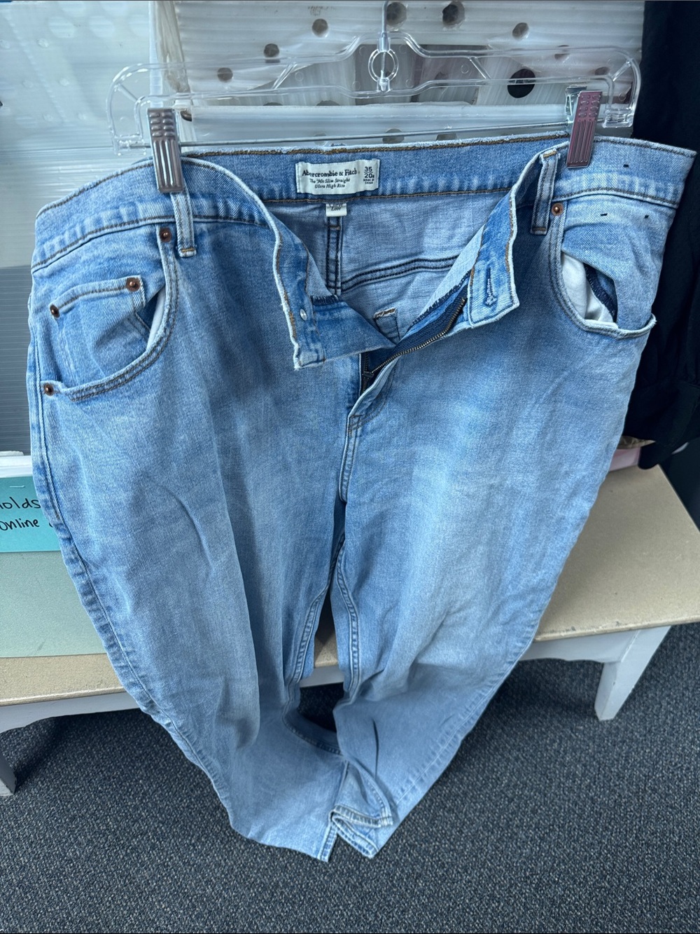 Abercrombie and fitch curve love ‘90s slim straight jean 20 // 073112